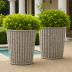 Southern Patio Resin Wicker Planters