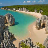 Tsingy Beach, Nosy Be, Madagascar