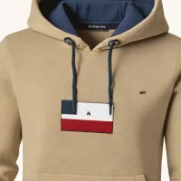 Tommy Hilfiger Flag Embroidered Hoodie