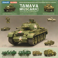 Tamiya WWII Vehicle Decal Set (General)