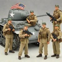 Tamiya M4 Sherman Late War Crew Figure Set