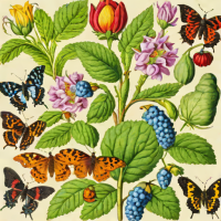 The Botanical Illustrations of Maria Sibylla Merian