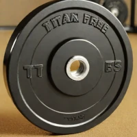 Titan Fitness Economy Black Bumper Plates