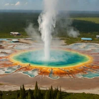 Tsvetochny Geyser