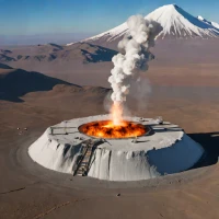 Tata Sabaya summit fumaroles