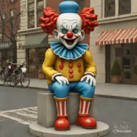The Clown Statue