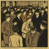 The Crowd – La Foule (Vallotton, 1892)