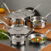 Tramontina Gourmet Tri-Ply Clad Cookware Set