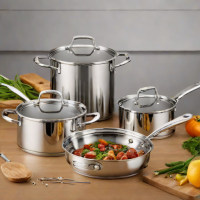 Tramontina 8-Piece Stainless Steel Cookware Set