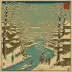 Utagawa Hiroshige, Kambara: Evening Snow