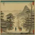 Utagawa Hiroshige, Mishima: Morning Mist