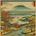 Utagawa Hiroshige, Otsuki Plain in Kai Province