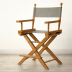 Vintage Wooden Director's Chair with Canvas Seat