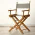 Vintage Wooden Director's Chair with Canvas Seat