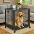 VIVOHOME Heavy Duty Dog Crate with Locking Wheels