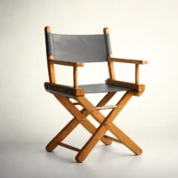 Vintage Leather Director's Chair