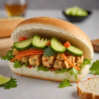 Vegan Banh Mi with Lemongrass Tofu