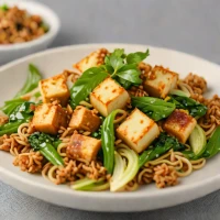 Vegan Pad See Ew with Tofu