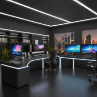 VIVO L-Shaped Standing Desk Frame