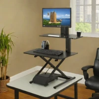 Victor DC700 High Rise Adjustable Desktop Workstation