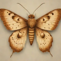 Vapourer moth