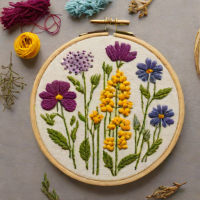 Violet & Hue - Wildflower Embroidery Kit