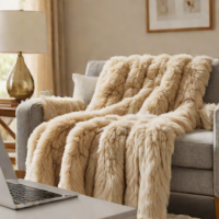 Wayfair Faux Fur Throw Blanket