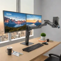 WALI GSDM002 Dual Monitor Gas Spring Arm