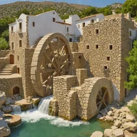 Watermills of Apeiranthos