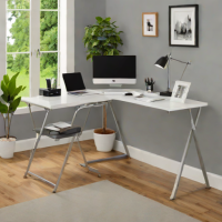 Walker Edison Soreno Modern L-Shaped Corner Desk