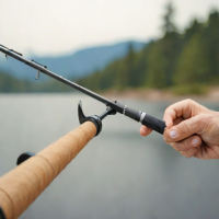 Wild River by CLAM Quick-Set Spinning Rod