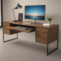 X Series Credenza - Mixed Media Configuration