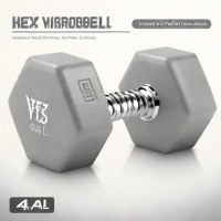 Yes4All Vinyl Coated Hex Dumbbell Pair (10 lbs)