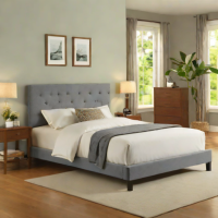 Zinus Upholstered Platform Bed
