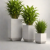 Zenith Minimalist Concrete Planters