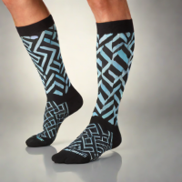Zensah Performance Compression Socks - Geometric