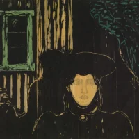 Moonlight (Munch, 1896 woodcut)