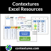 Contextures - Excel Tutorials